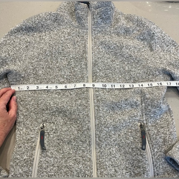 Stio Sweetwater Fleece Jacket Women’s Small Gray Outdoors Hiking Full Zip - Picture 9 of 10